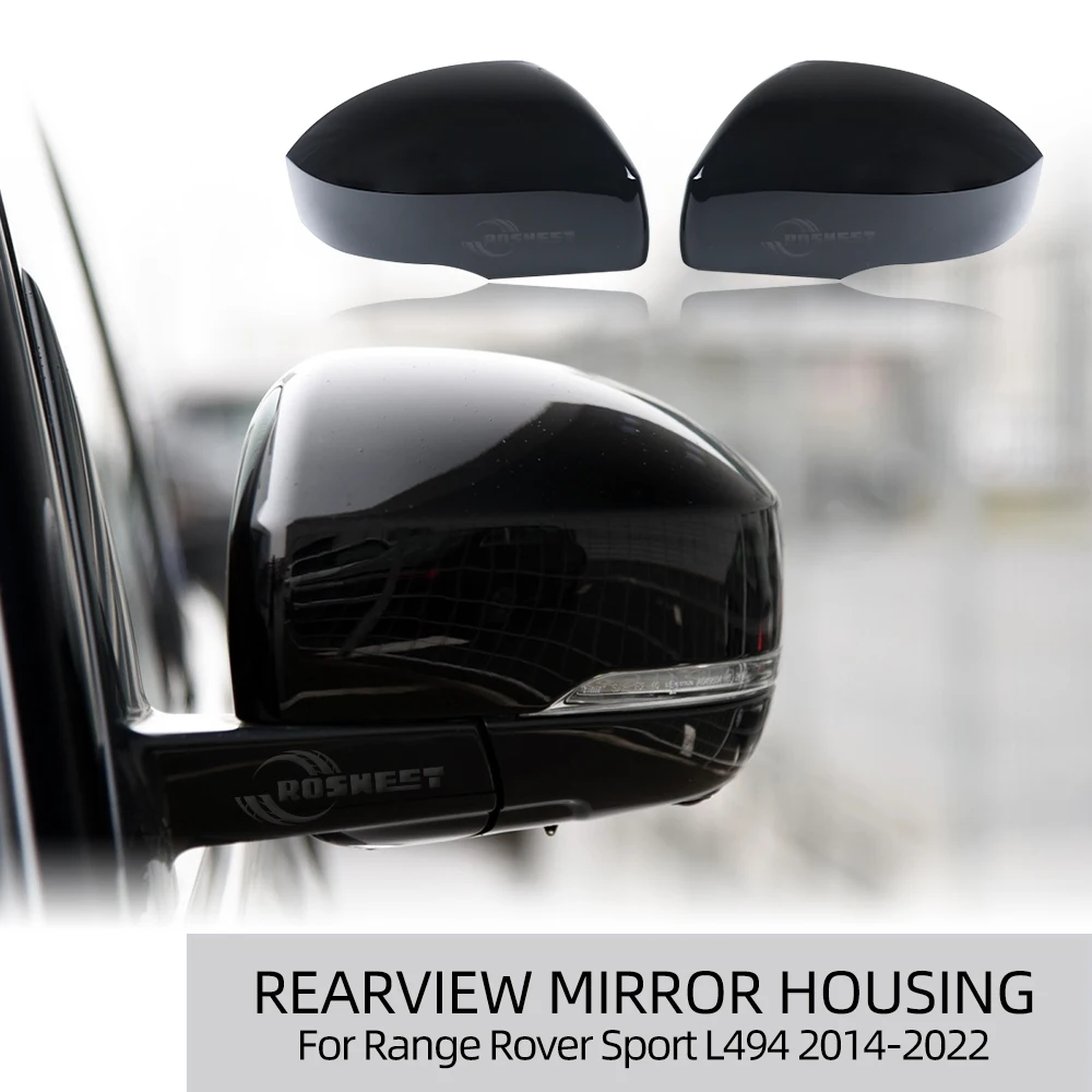 Rear View Mirror Cover Trim For Land Rover Range Rover Sport L494 2014 2015 2016 2017 2018 2019 2020 2021 2022 Car Accessories