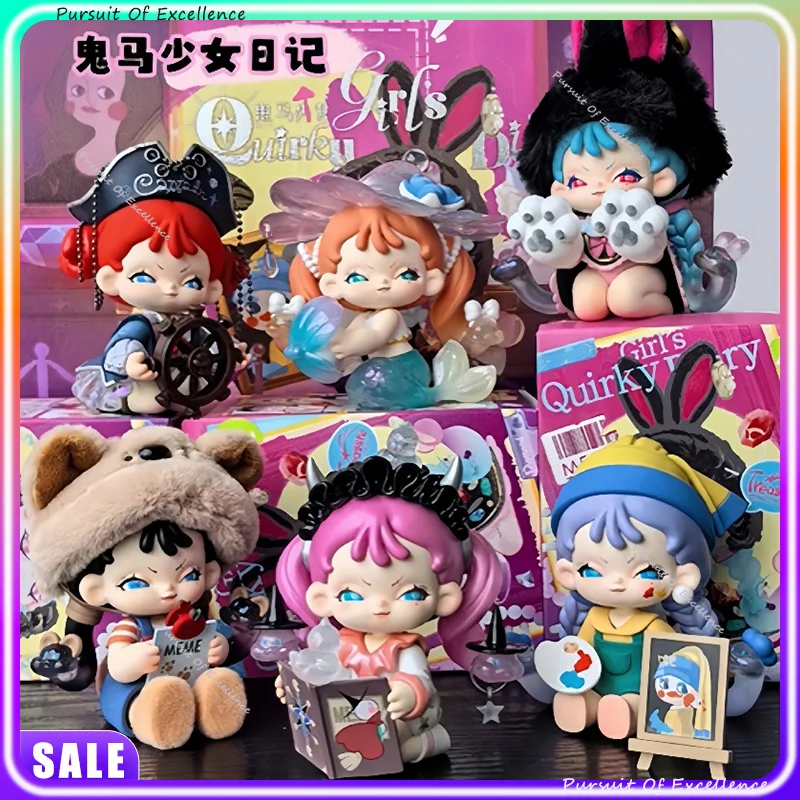 

In Stock Memsoo Girl'S Quirky Diary Series Blind Box Ornament Anime Figure Toys Desktop Ornamental Artifacts Trendy Blind Box