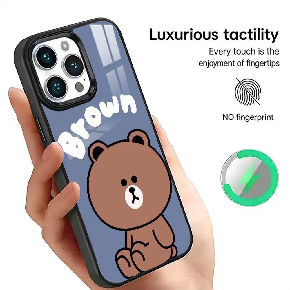 Cute little bear  Phone Case For iPhone17,16,15,14,13,12,11 Plus,Pro Magnetic For Magsafe Wireless Charging