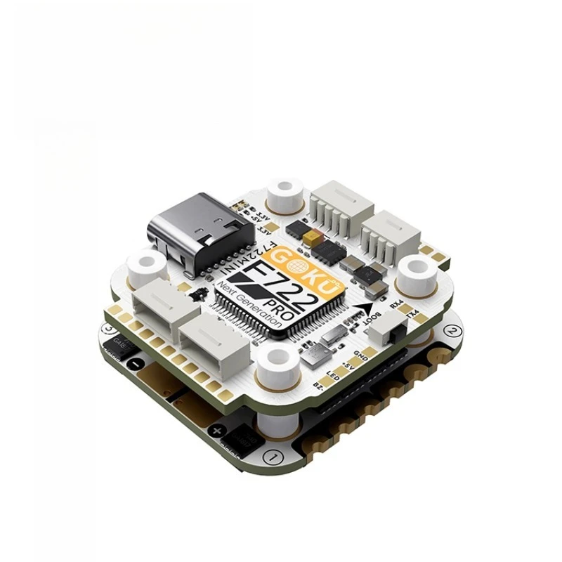 

Flywoo GOKU F722 Pro Flight Controlle V2 32bit 128k 45A 5V/10V модульная прямая вставка ICM42688/MPU6000 для FPV дронов DIY часть