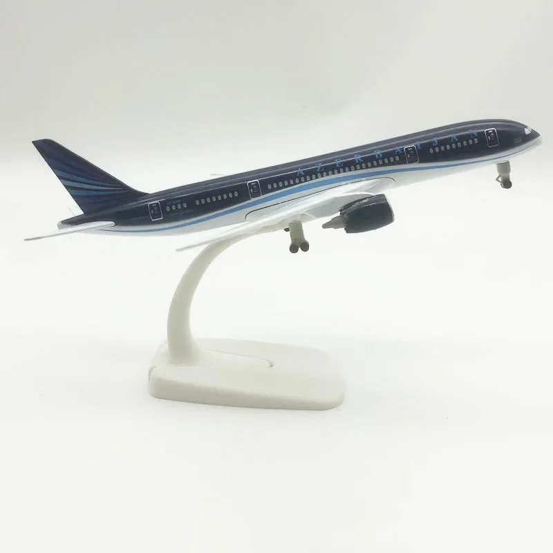 Airplane Model B787 20CM Asserbaijan Aircraft Alloy Simulation Passenger Airplanes Model Replica Decoration home