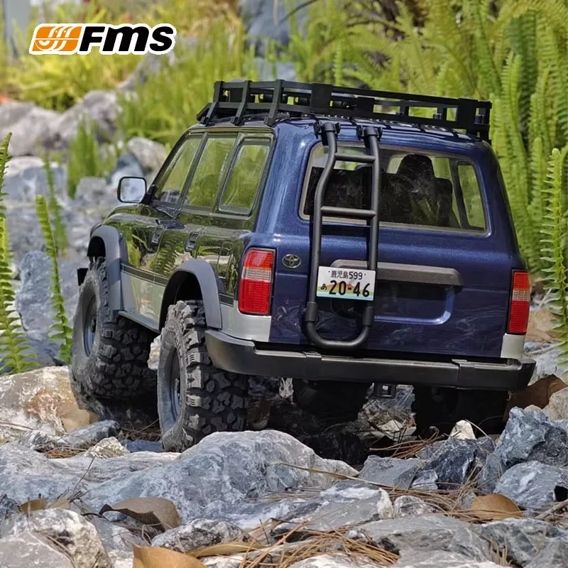 FMS Toyota LC80proV2 FCX10 1:10 Scale Remote Control Off-Road Vehicle Model with High And Low Speeds Simulation Climbing Car Toy