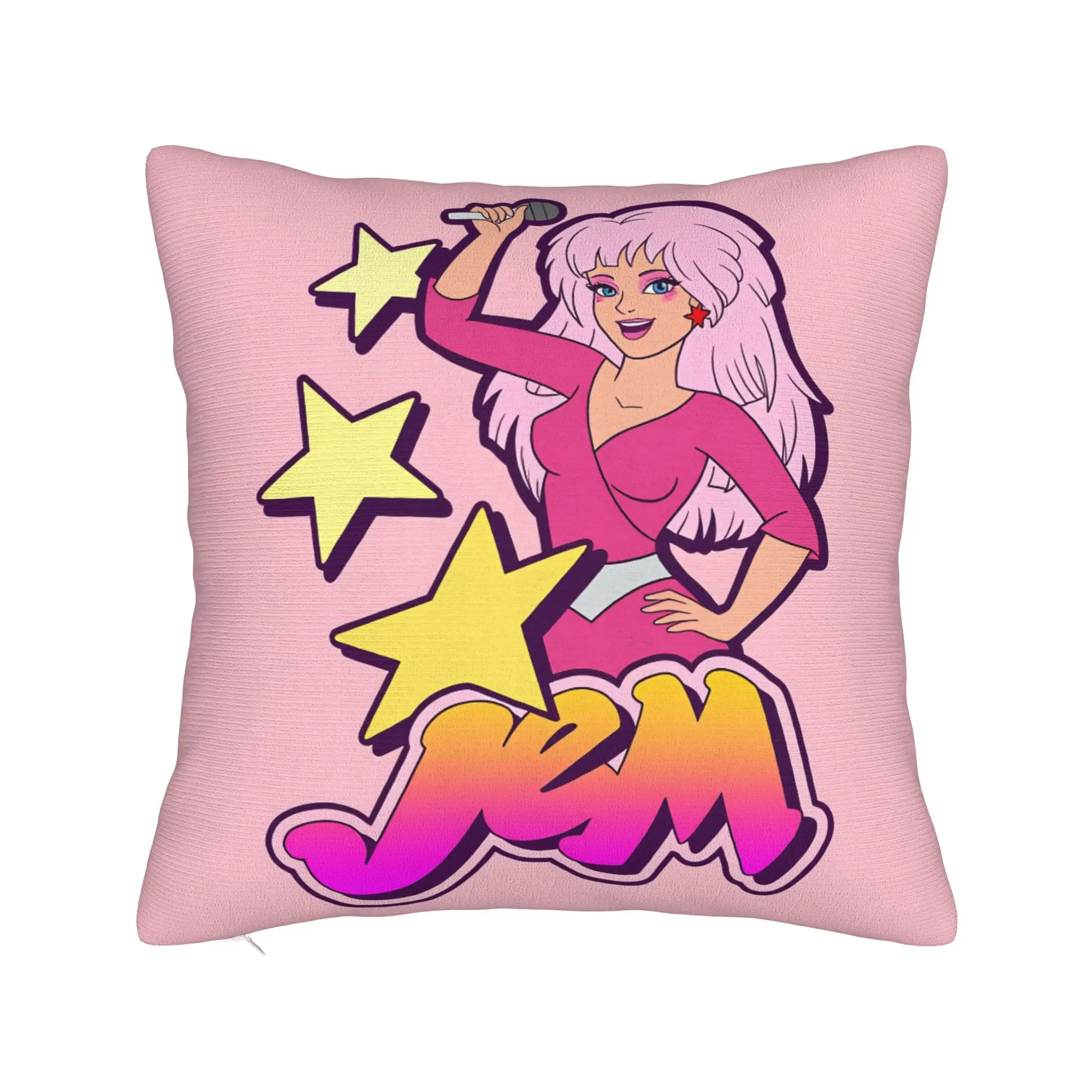 Kpop Jem and the Holograms Pillow Cover  Print Cushion Cover Fashion Pillow Case For Couch Sofa Bedroom