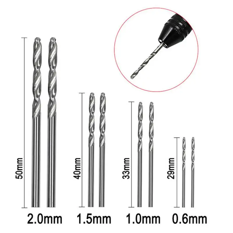 0.6/1/1.5/2mm High Hardness Eccentric Drill Precision Drilling Glass Cement Metal Ceramic Punching Rock Slab Triangle Drill Bit