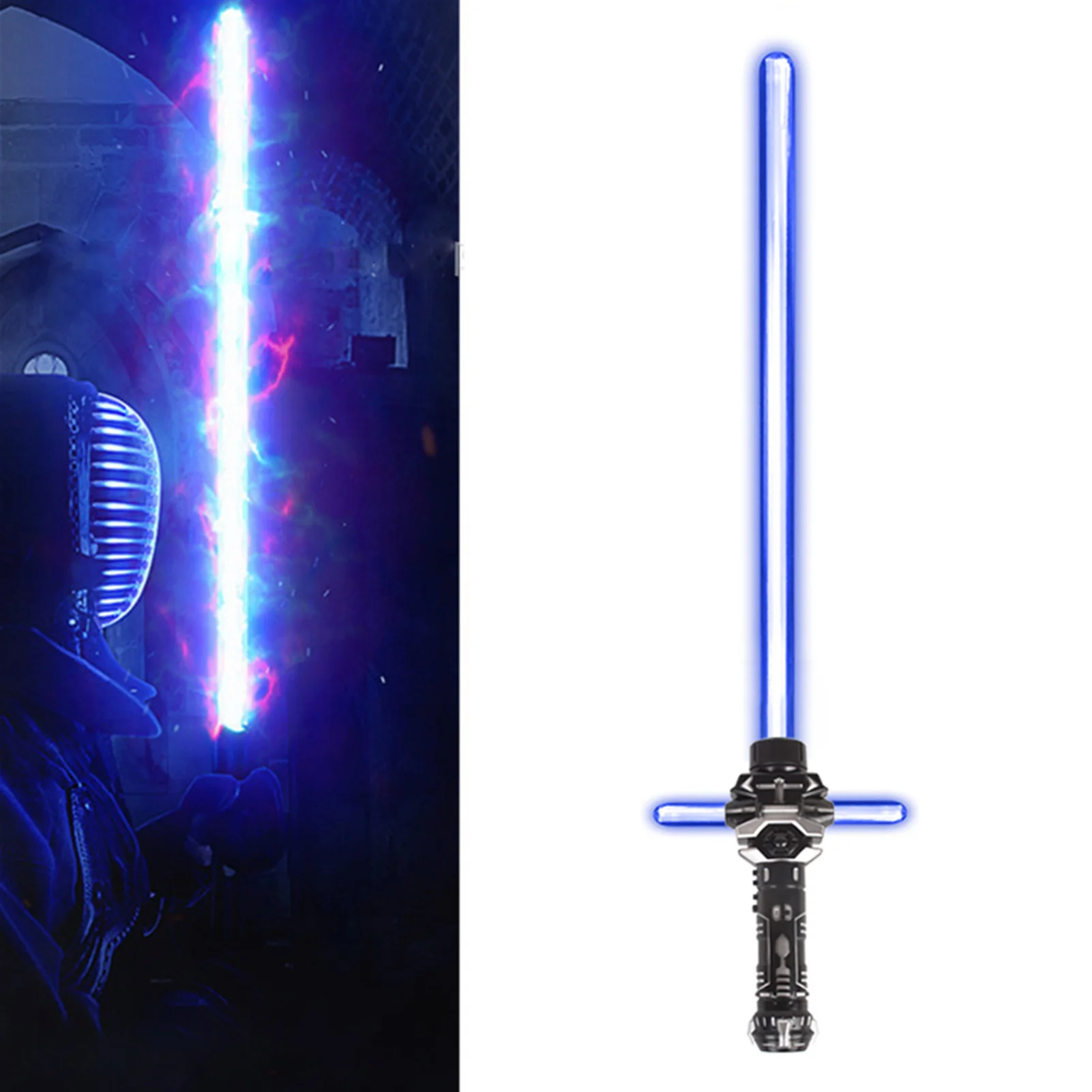 Piscando sabre de luz lasers espadas sabre luz kpop lightstick cosplay brinquedos som e luz para meninos meninas dom combate cosplay