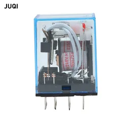 1PCS  MY4NJ small Electromagnetic General Purpose 14 pins Relay DC 12V 24V 36V 48V 110V 220V 380V Coil 4NO 4NC