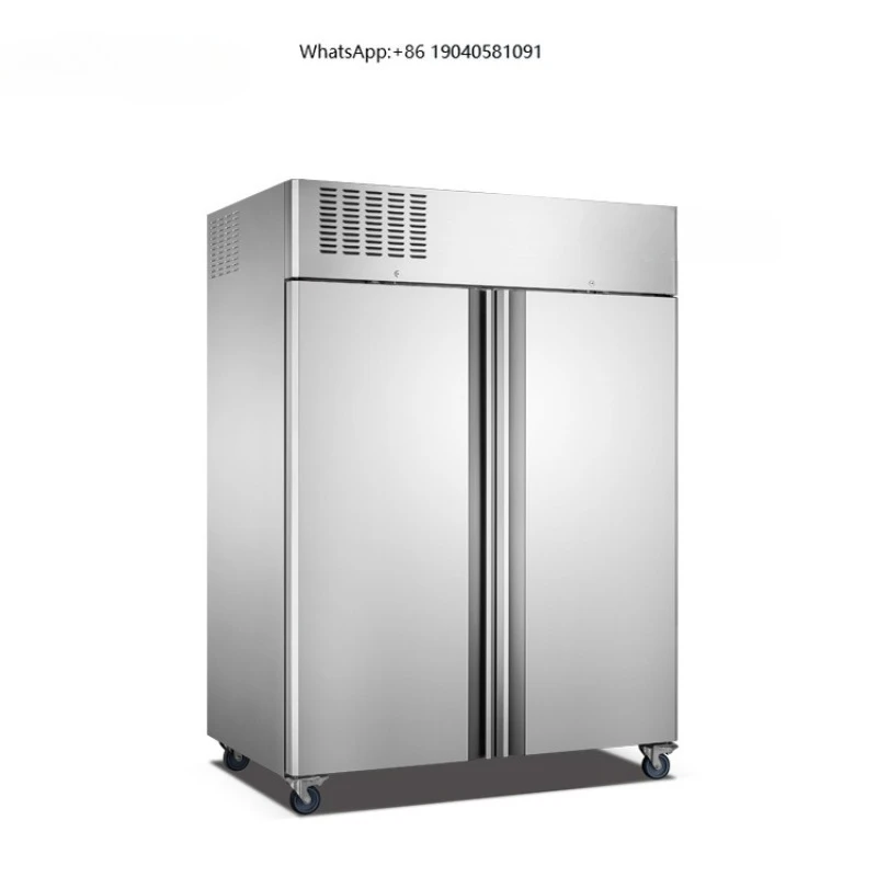 1000 Liter Commercial Vertical Refrigerator Freezers Stainless Steel Refrigeration Equipment
