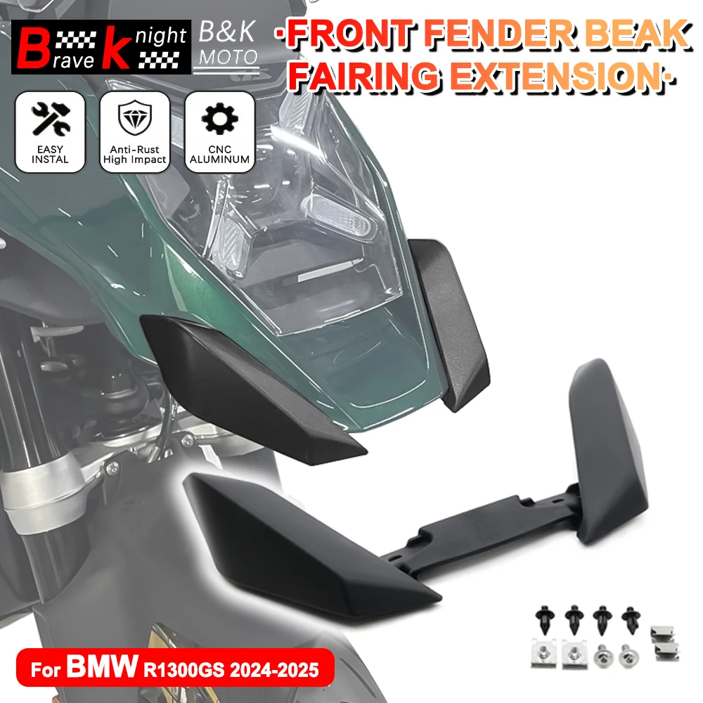 

R1300GS Front Fender Beak Fairing Extension Wheel Extender Cover for BMW R1300GS ADV 2023 2024 2025