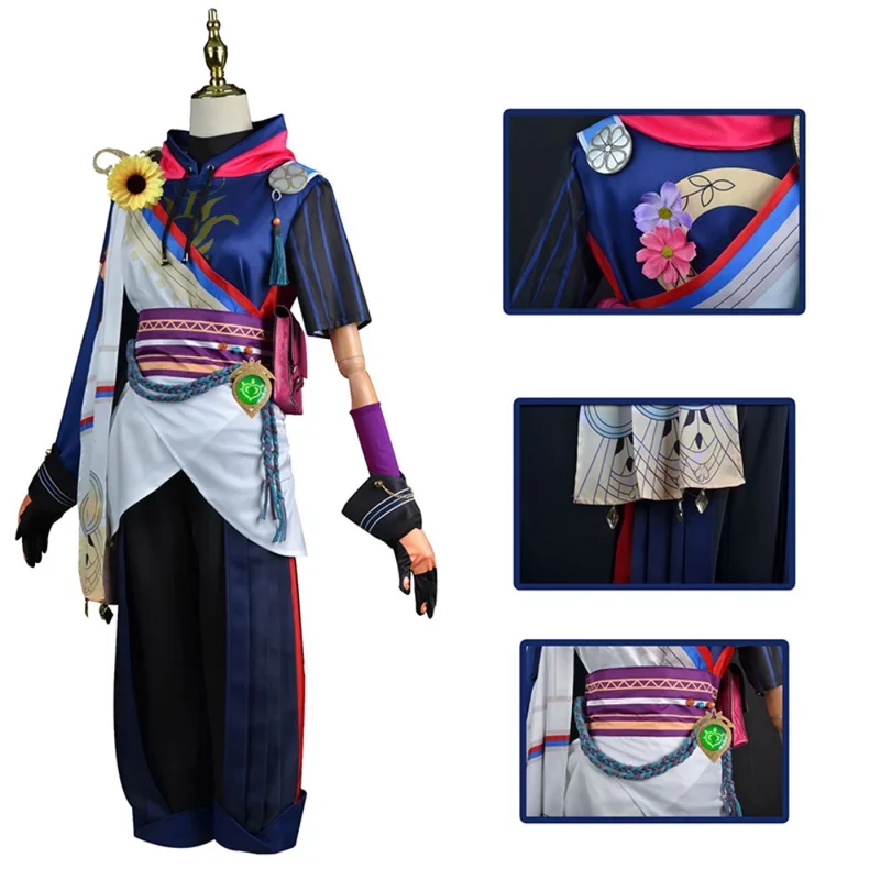 Gioco Genshin Impact Tighnari costumi Cosplay Anime Figure costumi di Halloween per le donne vestono giochi di ruolo abbigliamento uniforme da festa