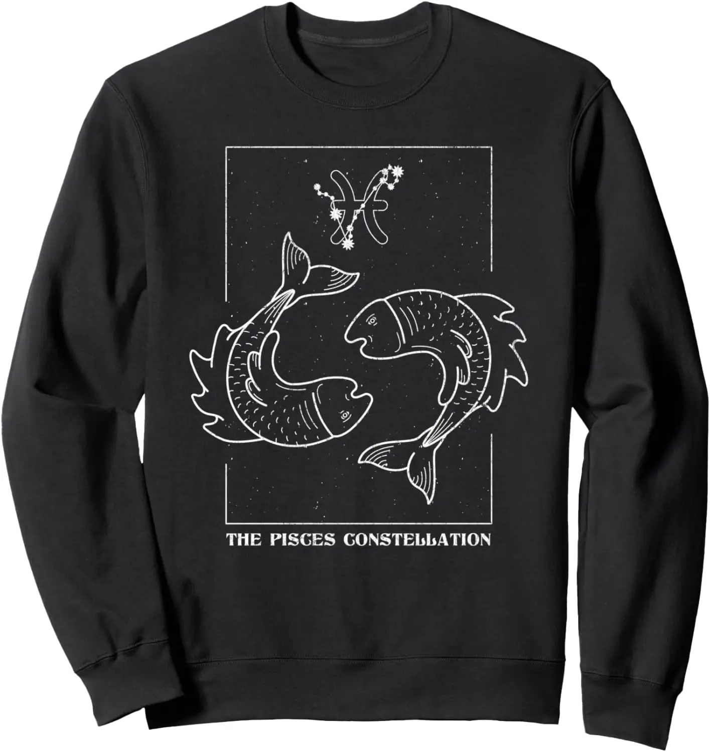 

Pisces Fish Constellation Astrology Moon rising Cute Retro Sweatshirt