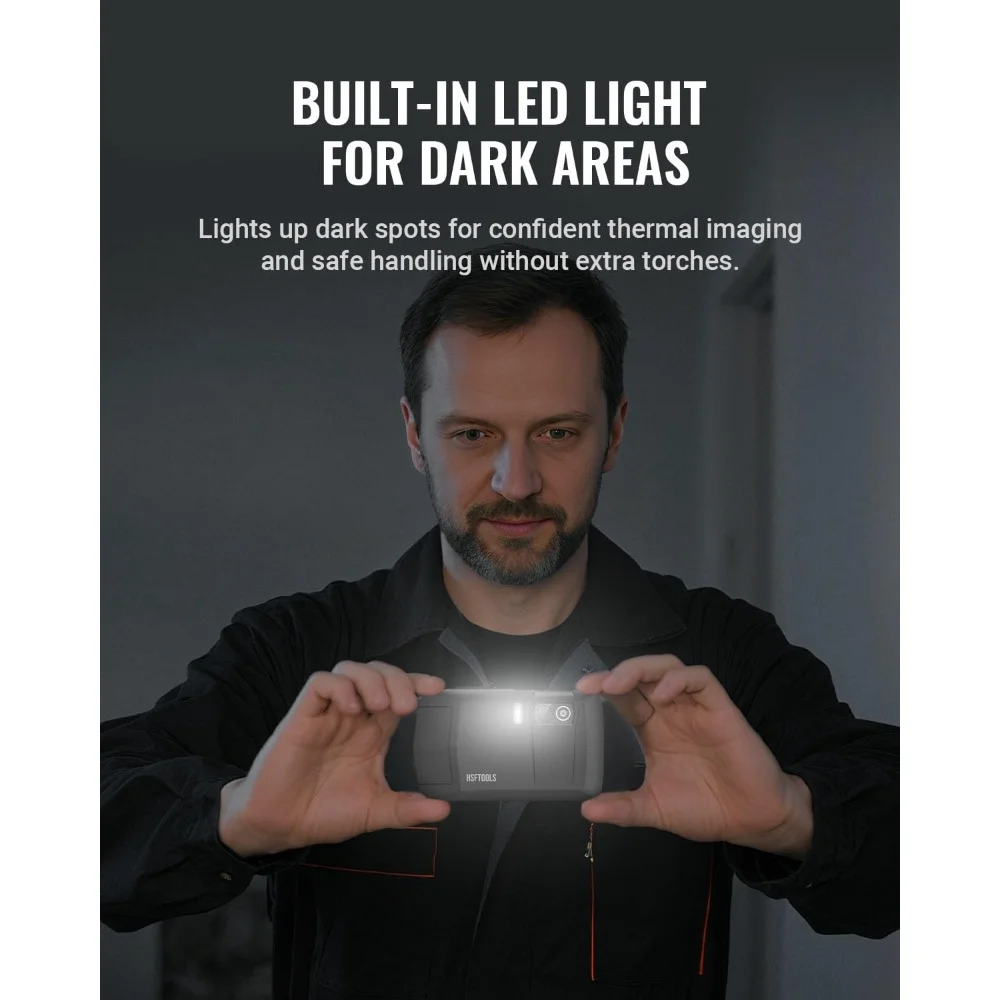 كاميرا تصوير حراري صناعية وعلمية 3.5 بوصة تعمل باللمس بدقة 240 × 240 كاميرا بصرية 96 × 96