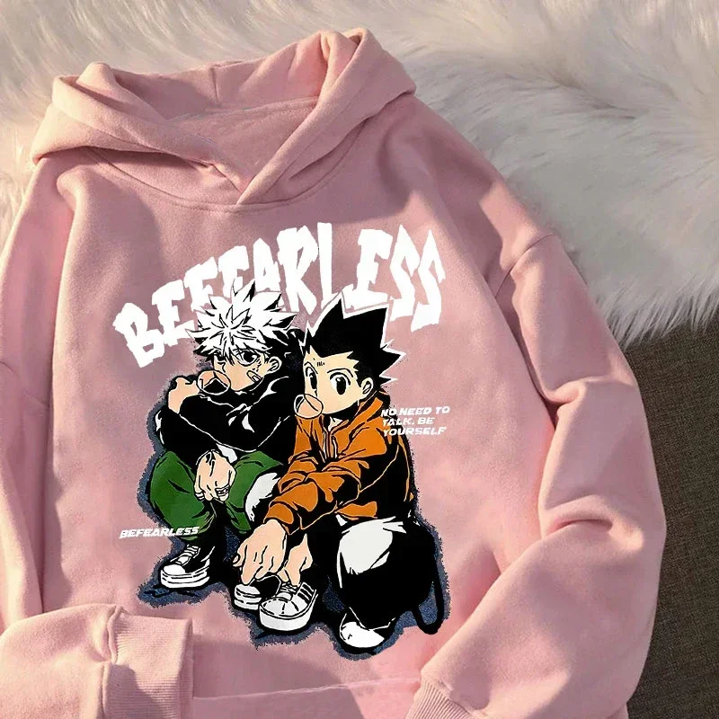 

Hunter X Hunter Anime Hoodie Men Women Graphic Harajuku Pullover Manga Casual Sweatshirt Tracksuits Fashion Hip Hop Streetwear