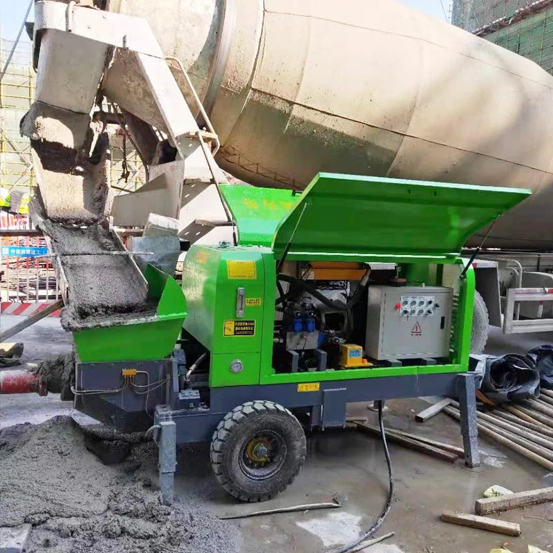 Engine Trailer Concrete Pump 30M3 Small Concrete Pump Concrete Pump Machine
