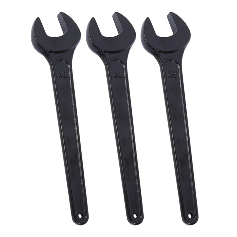 1Pcs 30/32/34mm Single Open End Wrench Heavy Duty Black Spanner Multifunctional High Carbon Steel Open-ended Wrench Hand Tool