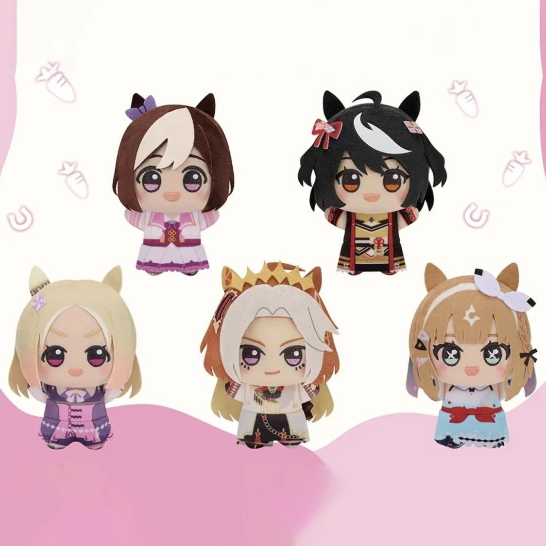 10cm Uma Musume: Pretty Derby Special Week Plush Dolls Symboli Rudolf Oguri Cap Cute Backpack Pendant Keychain Birthday Gifts