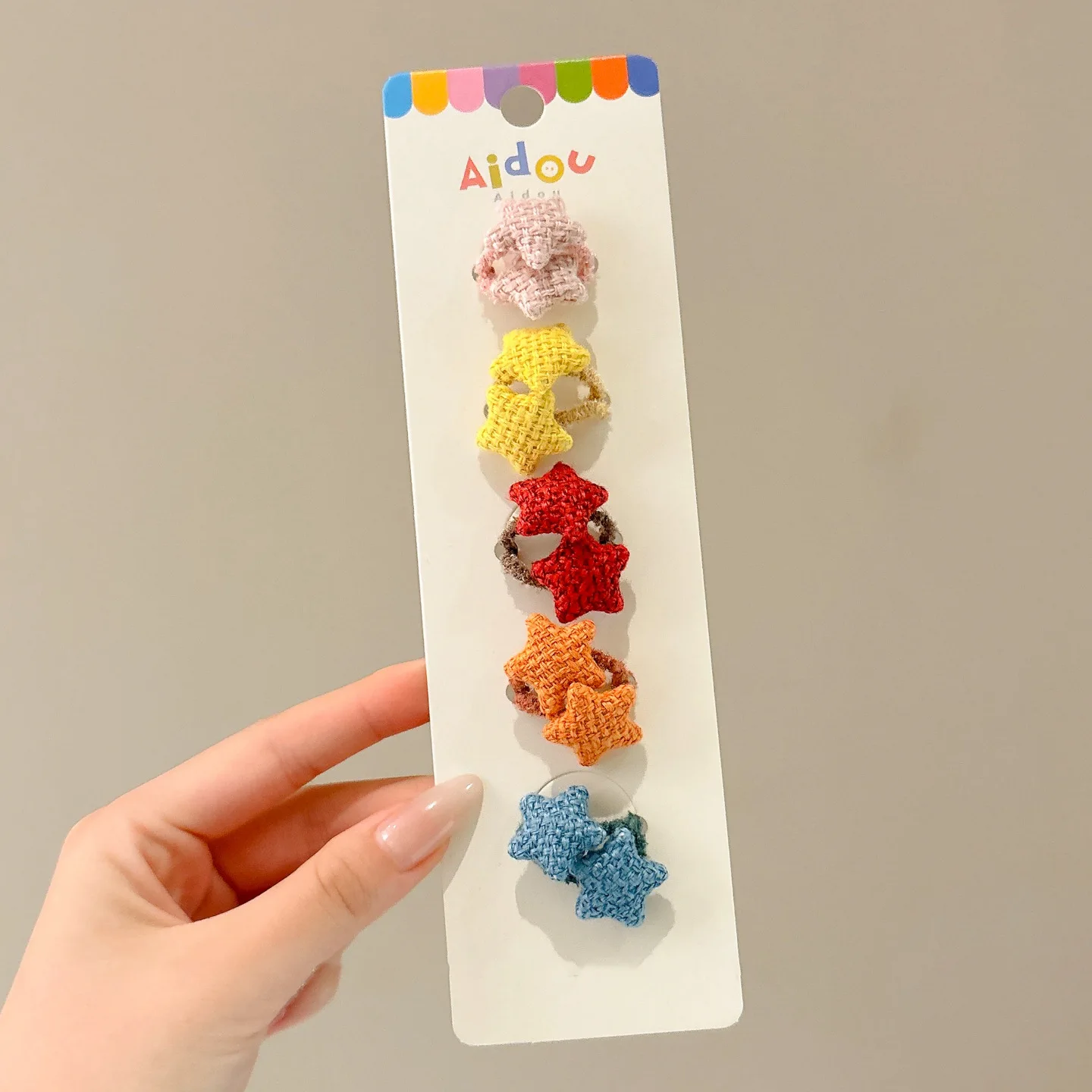 

Little Star High Elasticity Hair Tie Rubber Band for Small Braids Hair Accessories 2025 New Children's Hair Tie Accessories