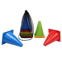 25 uds gran oferta conos marcadores coloridos conos de entrenamiento de agilidad de fútbol conos marcadores de fútbol precio barato fútbol portátil