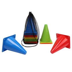 25PCS vendita calda coni colorati marcatori calcio Agility Training coni Football Marker coni prezzo economico calcio portatile