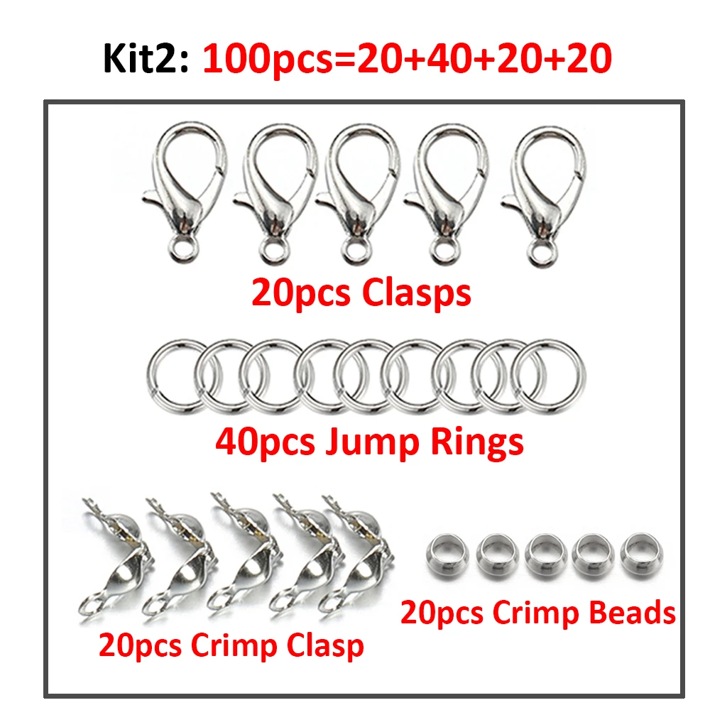 100pcs Jewelry Making Kit Components for DIY