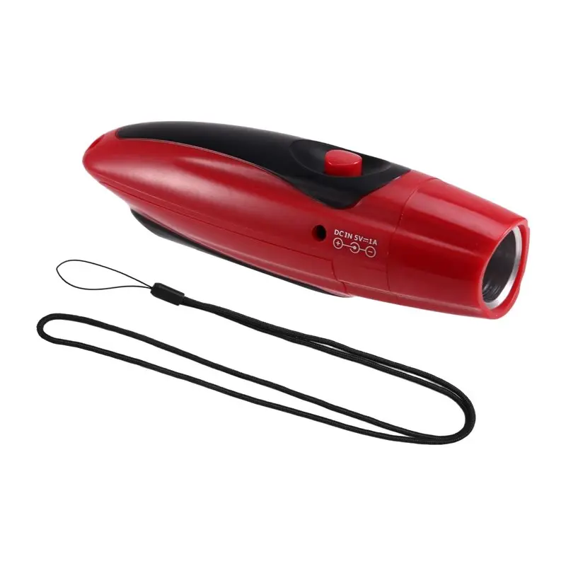NALFI-Rechargeable Decibel Electronic Whistle Three-Pitched Referee Coach Pigeon Training Survival Anti-Wolf Red