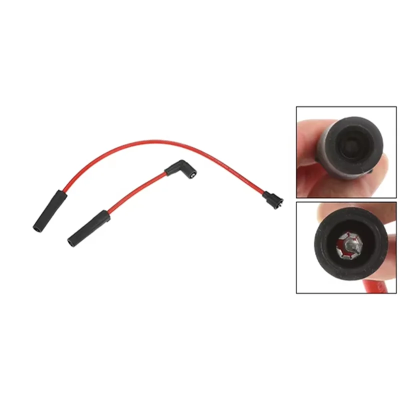AB61-Motorcycle Accessories 2 Pcs Ignition Coil Cable For Davidson Sportster 883 1200 Spark Plug Wire