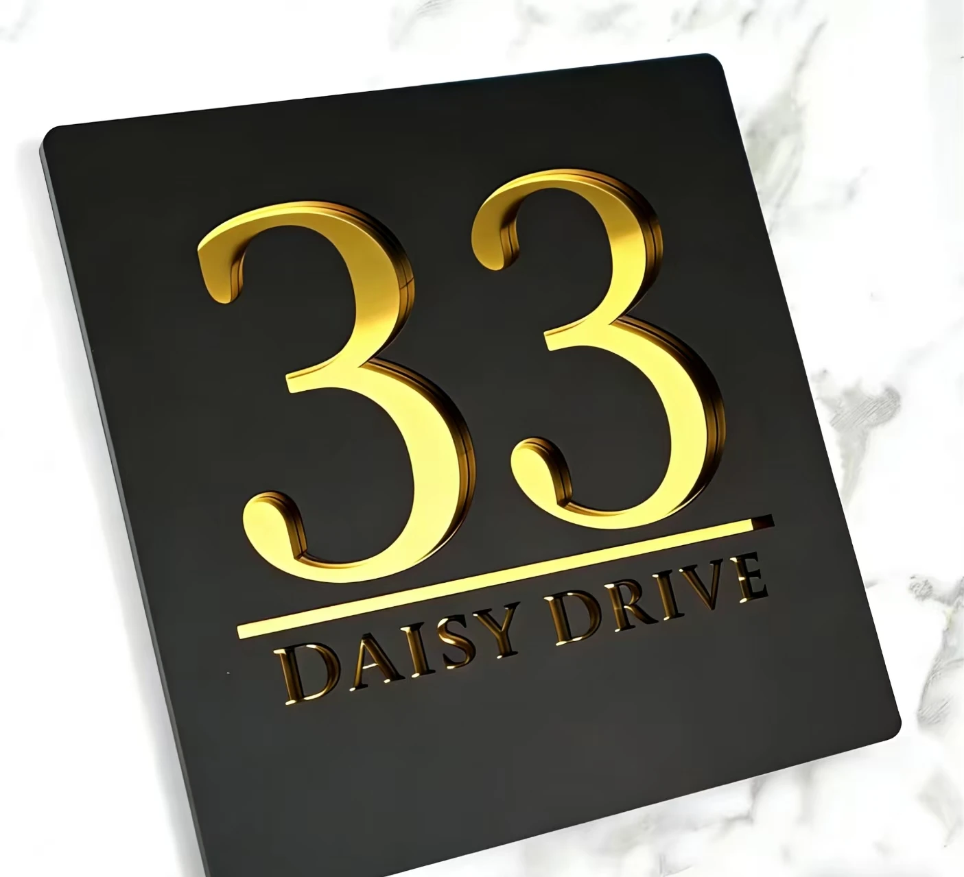 

3D floating custom design, modern acrylic door signs, outdoor address plaques, room number signs, street signs