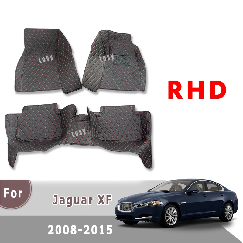 

RHD Car Carpets For Jaguar XF 2015 2014 2013 2012 2011 2010 2009 2008 Car Floor Mats Custom Auto Interior Accessories Foot Cover