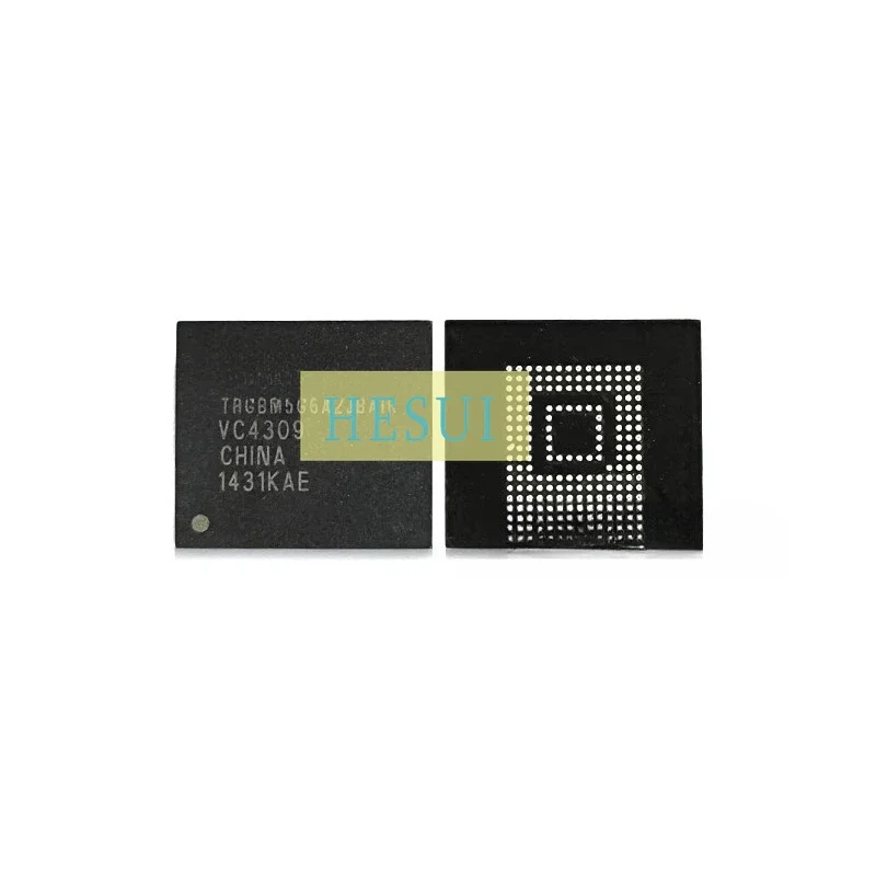 Used&Not NEW&Send after Measure THGBM5G6A2JBAIR 153 ball emmc flash memory particles, font library, life 0-10
