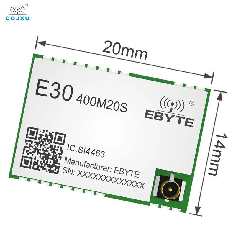 SI4463 SPI Rf Module 433/470MHz 20dBm Long Distance 2.5km E30-400M20S(4463) Cojxu SMD Wireless Transceiver Receiver For Home VR