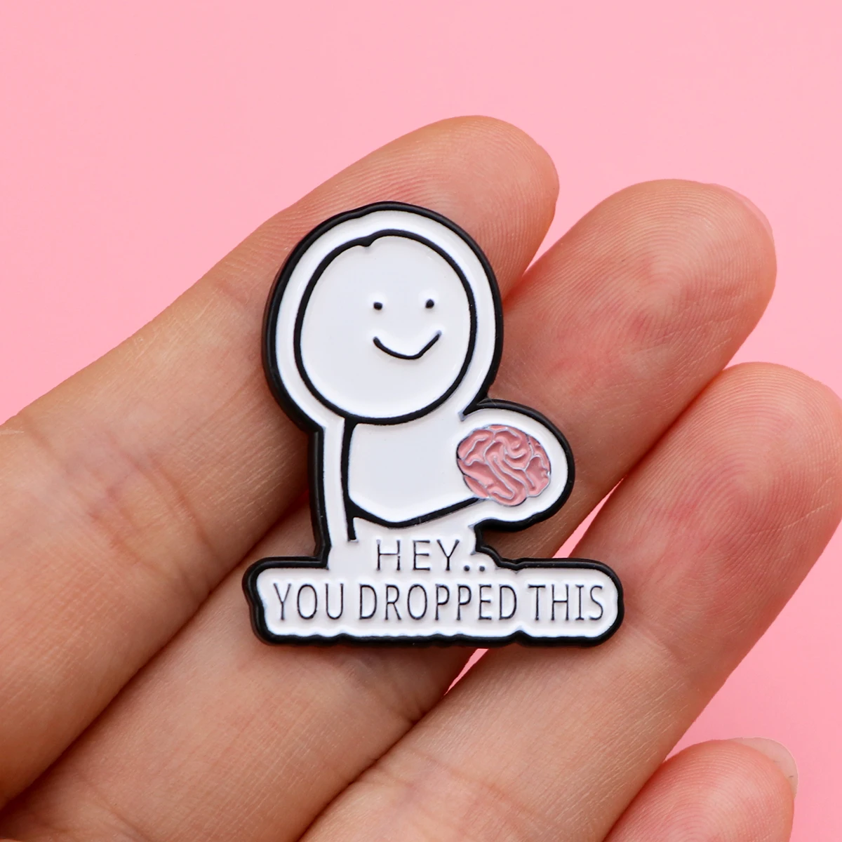 Cartoon Quotation Enamel Pin Brooches For Women Lapel Pins Badge on Backpack Costume Accessories Fashion Jewelry Gifts