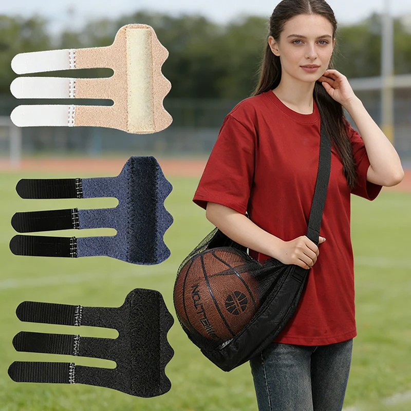1 مجموعة كرة السلة إصبع تثبيت حزام التهاب المفاصل تصحيح الاصبع والكتف المحمولة الكرة صافي حقيبة الكرة لوازم التدريب
