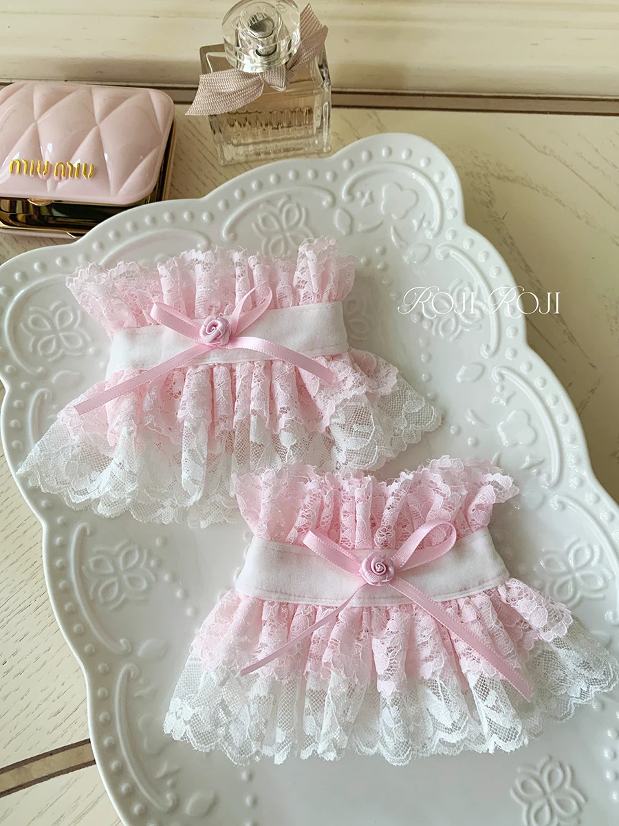 Original Lolita Rose Lace Hand Sleeve Women's Summer Bow Lolita Cute Big Lace Sweet gloves