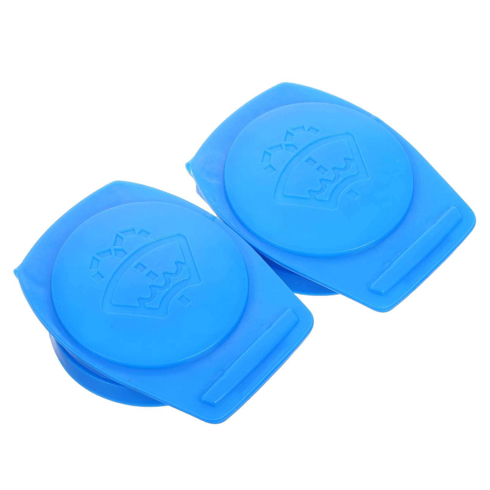 

2pcs Windshield Washer Fluid Reservoir Cap For Car Durable Plastic Easy Refill Removable Design Compatible With Abs Carbon