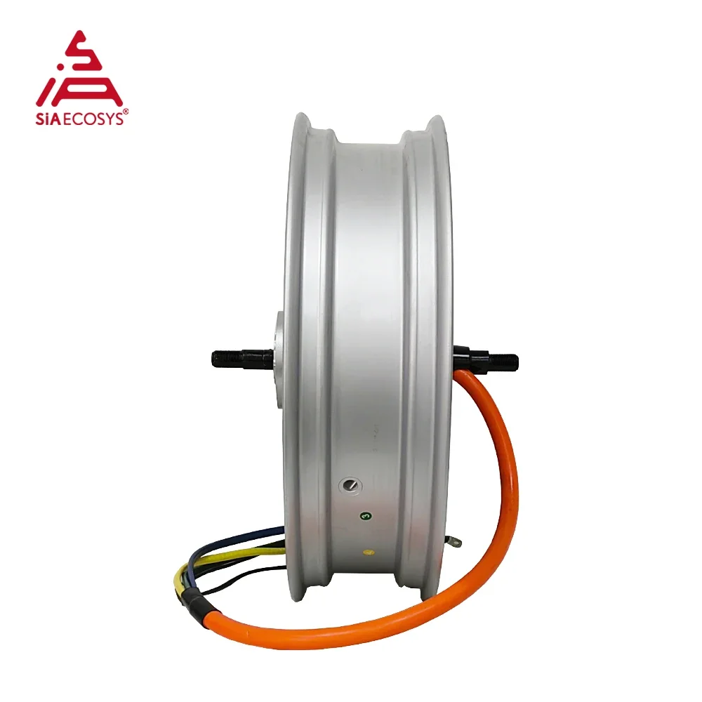 QSMOTOR 273 V3 8000 W 72 V BLDC Hub Motor - حافة الدراجة مقاس 17 × 4.25 بوصة، سرعة علوية 120 كيلو في الساعة