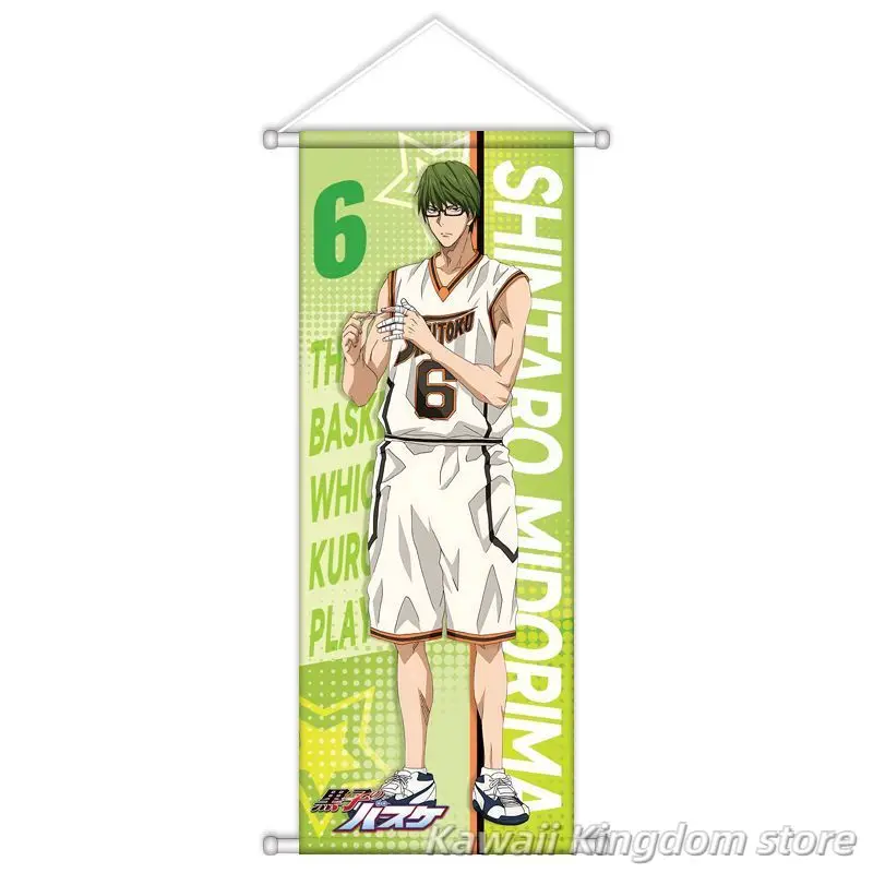 Tetsuya Kuroko Taiga Kagami Ryōta Kise أنيمي التمرير قماش جدار الشنق اللوحة ديكور المنزل أنيمي ملصق جدار غرفة الفن