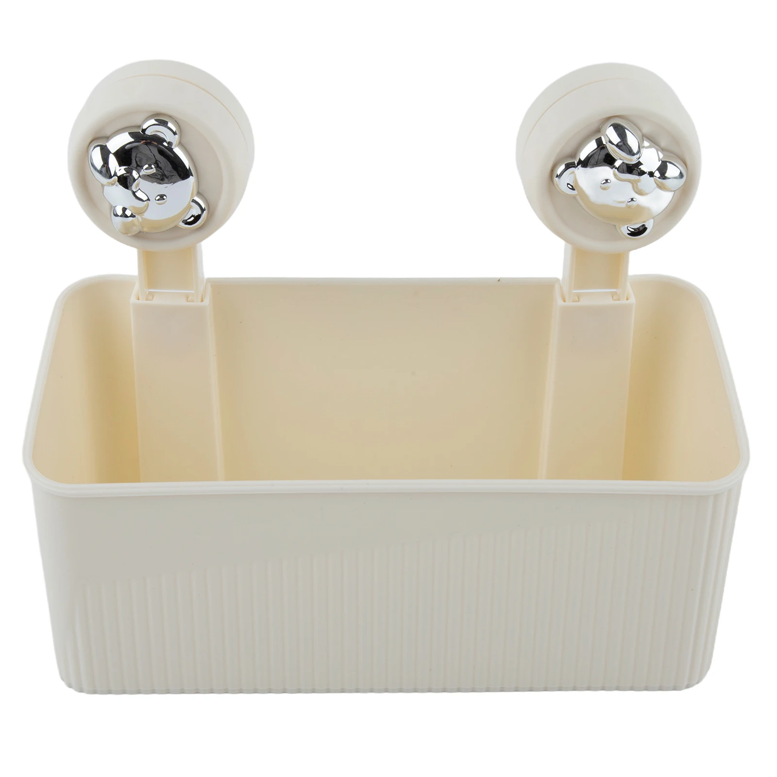 23.5x19.2x11cm Suction Cup Shower Rack Tool-free Installation Quick Drying Rack Clutter-Free Environment Drainage Bottom