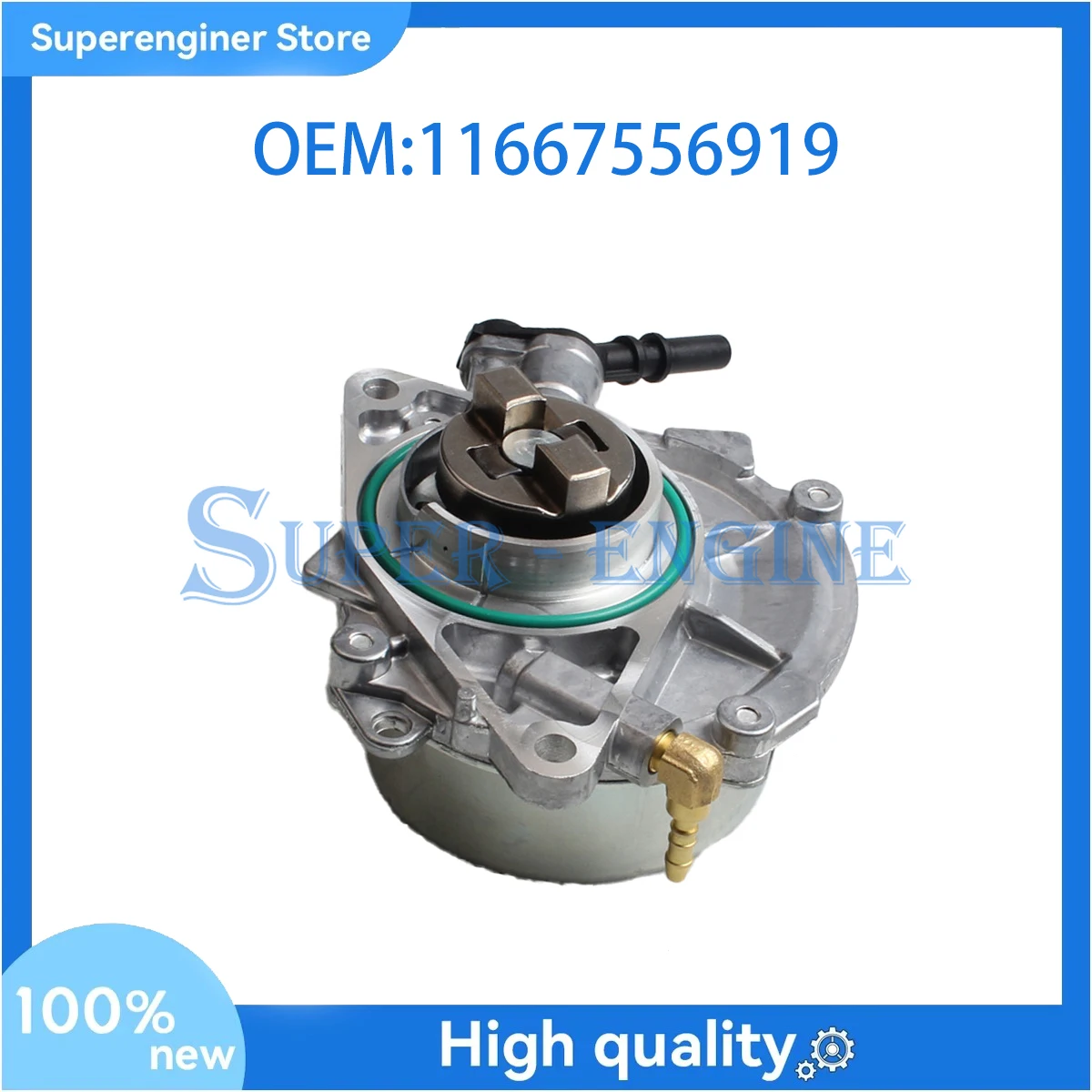 

456578 11667556919 904-819 Engine Brake Booster Vacuum Pump for Mini Cooper R55 R56 R57 R58 R59 2006 2007 2008 2009 2010-2015