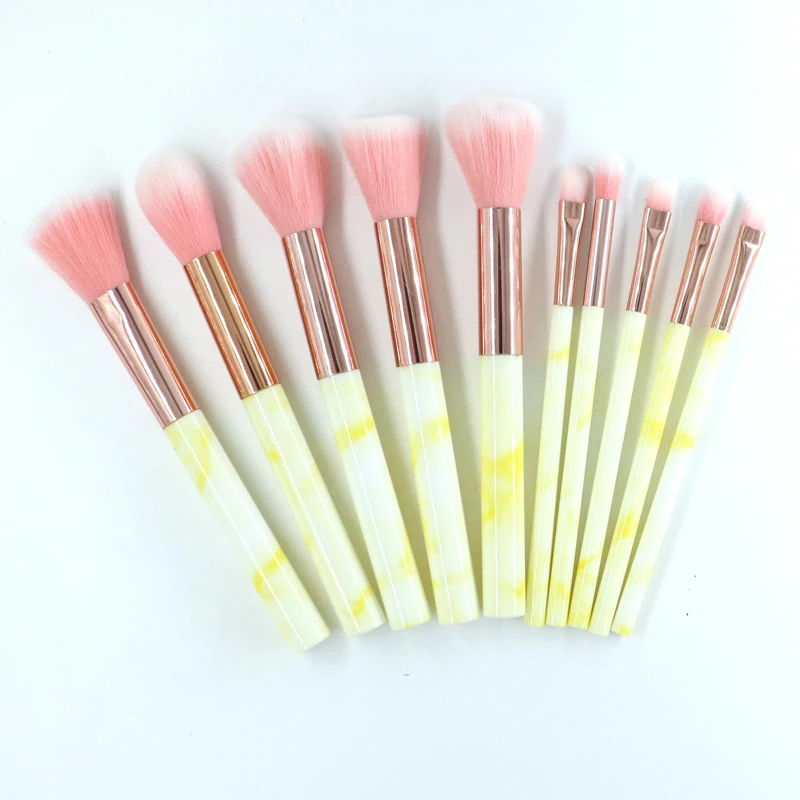 10pcs Makeup Brushes Tool Set Cosmetic Powder Eye Shadow Foundation Blush Blending Beauty Make Up Brush Maquiagem