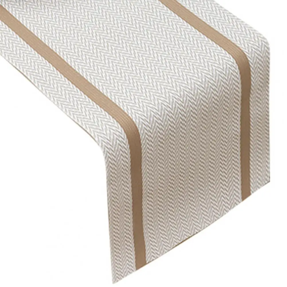 Easy to Clean Tablecloth Anti-slip Tablecloth Decor Cuttable Tea Table Cabinet Tassel Table Runner  Anti-scald