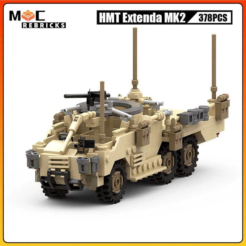 

Agricultural Transport Cars HMT Extenda MK2 Technology Armored Trucks MOC Building Blocks Vehicles Kids Bricks Toys Xmas Gifts