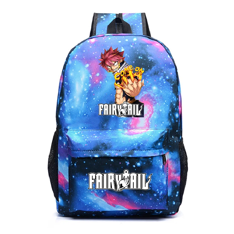Anime Fairy Tail Graphic Backpack Gift Children School Bags Teeneger Casual Backpack Large Capacity Boys Girls Student Book Bags