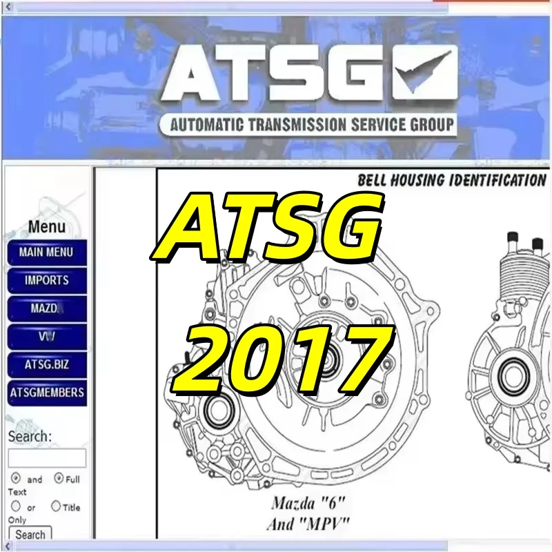2026 Hot Sale ATSG 2017 Auto Repair Software ATSG Automatic Transmissions Service Group Repair Information Atsg Manual Diagnosi