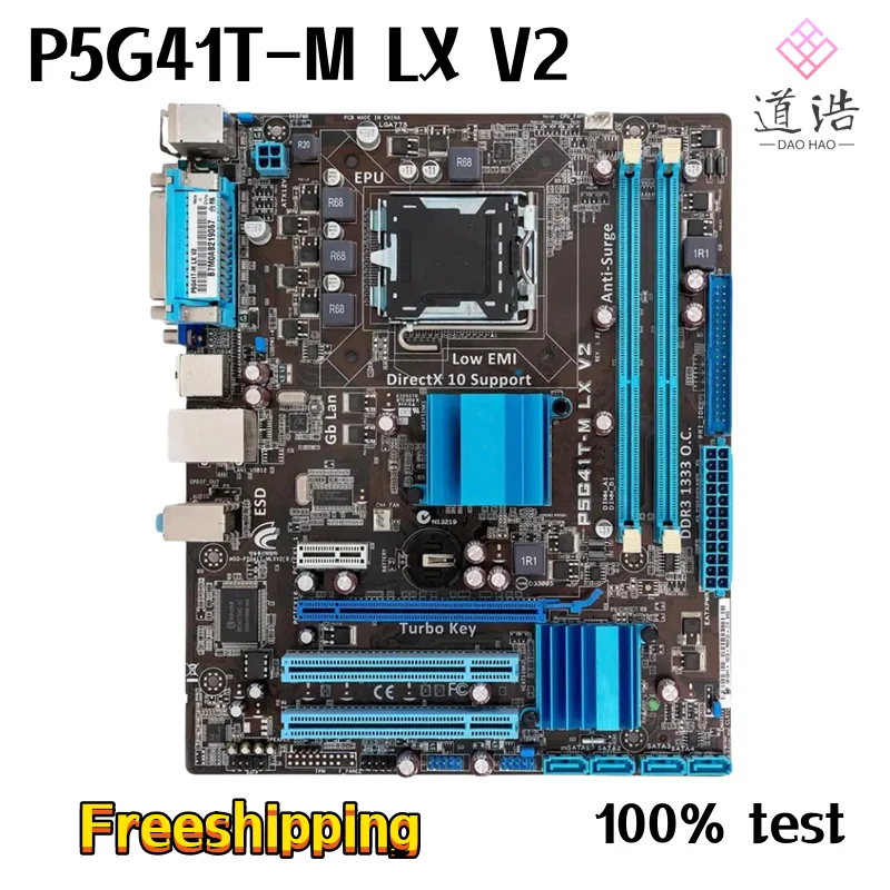 

Материнская плата для смартфона V2, 8 ГБ, USB2.0, LGA 775, DDR3, uATX, G41, материнская плата 100% протестирована, полностью работает