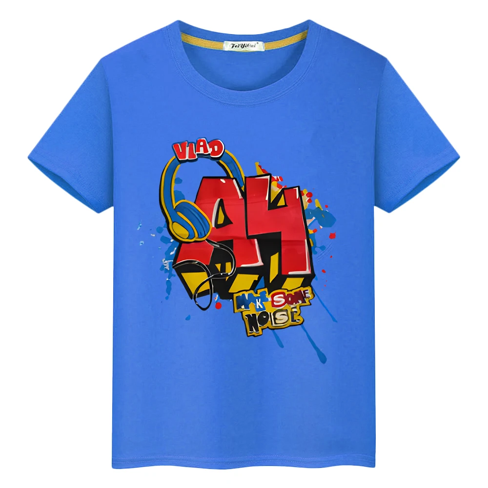 Merch A4 Zomer Jongen Meisje Kleding 100% Katoenen T-Shirt Korte Print Tops Y 2K Een Stuk Casual Влад A4 Бумага Anime Tees Kinderen Kleding