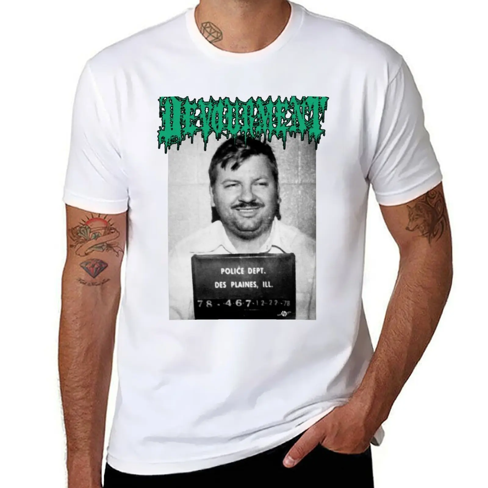 

DEVOURMENT T-Shirt man t shirt summer t shirt man cotton T-Shirt
