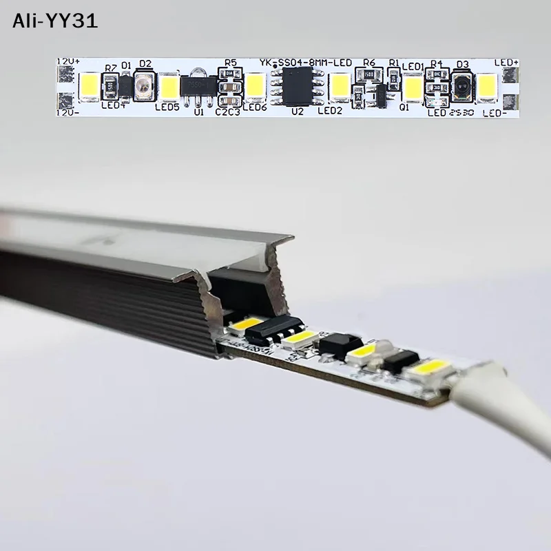 

ИК-датчик движения G12V (без темных зон) для бесконтактного включения/выключения света, ИК-датчик для шкафа/гардероба, DIY LED-подсветка