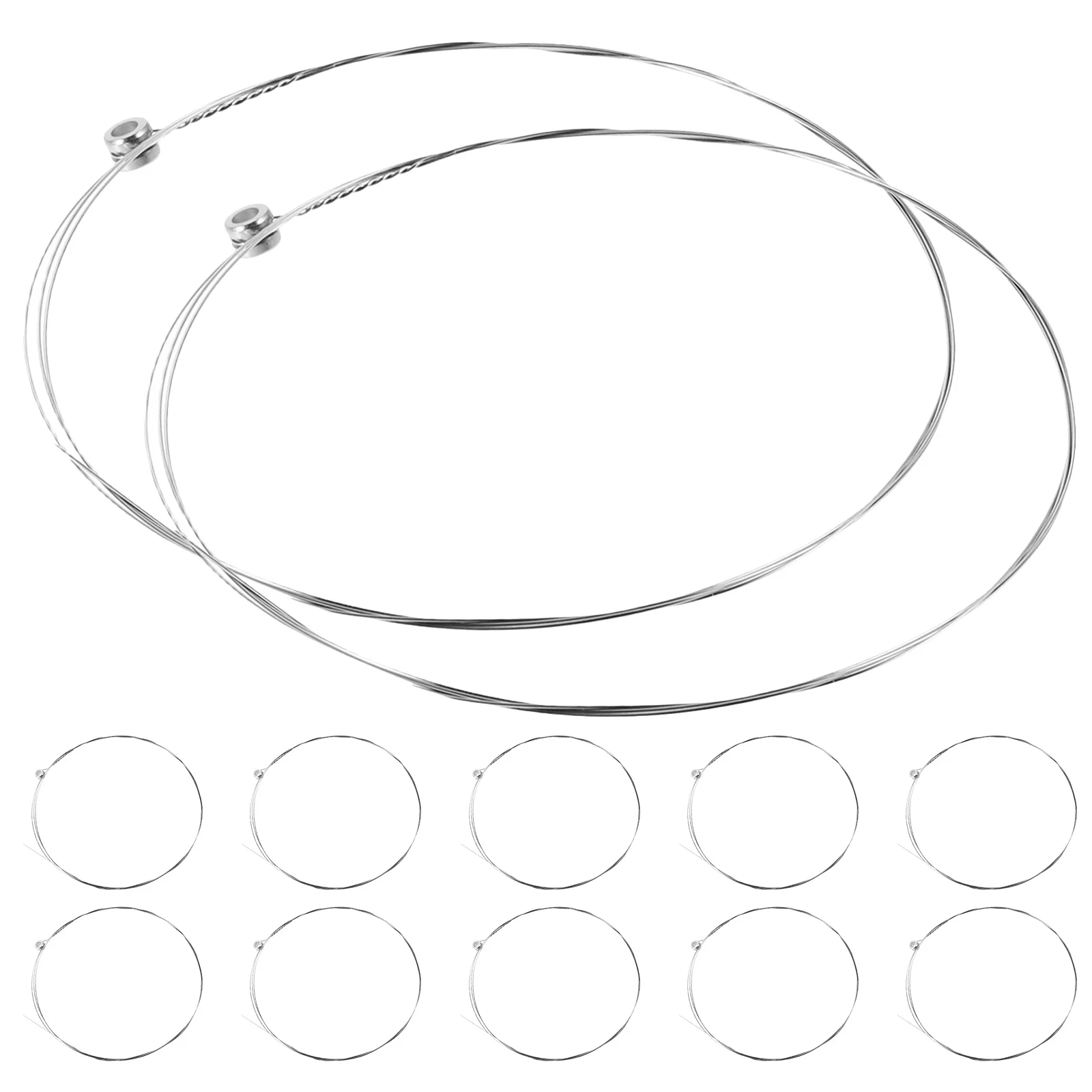 

40Pcs Acoustic Guitar Strings Steel String Kit for Folk Classic Metal Guitars Long-Lasting Tuning Stability Easy Installation