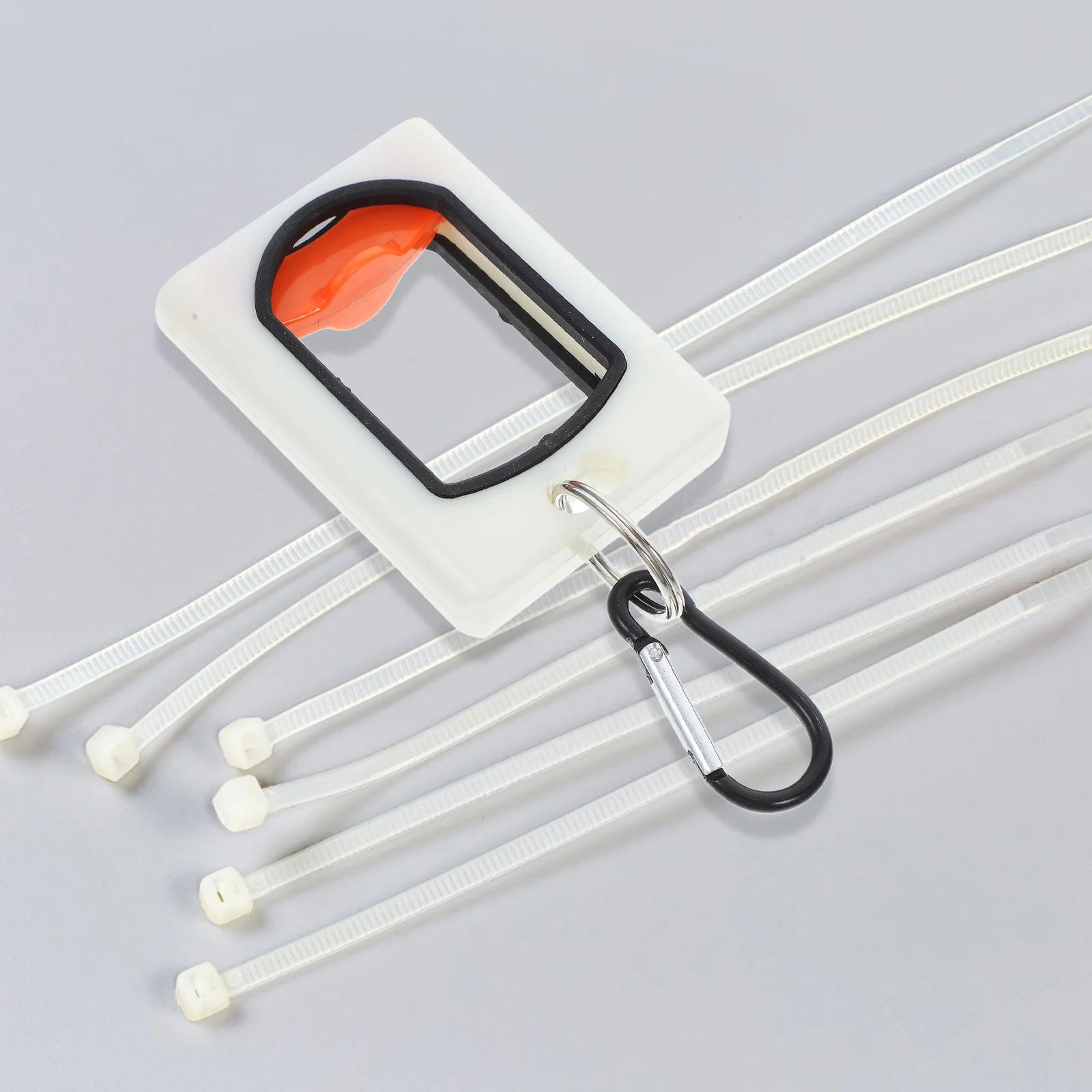 

Glow in the Dark Zip Tie Organizer Square Design Luminous Cable Ties Cord Management Durable Plastic Wire Bundling Holder