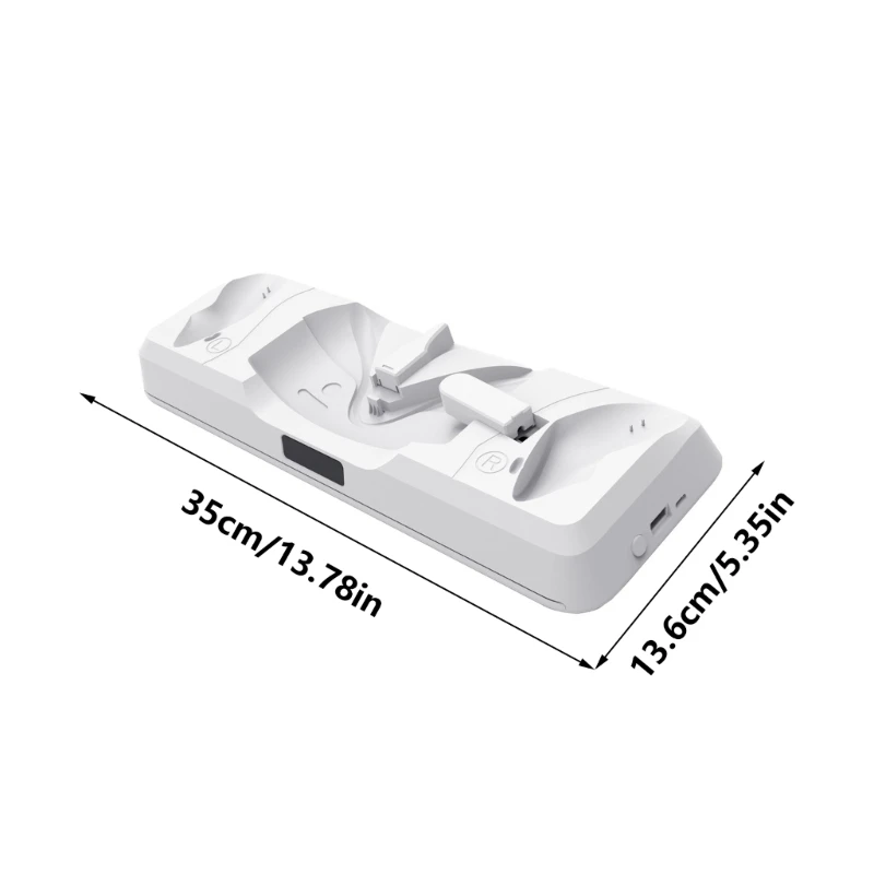 Doca carregamento para fones ouvido controladores MQ 3S com luz LED colorida