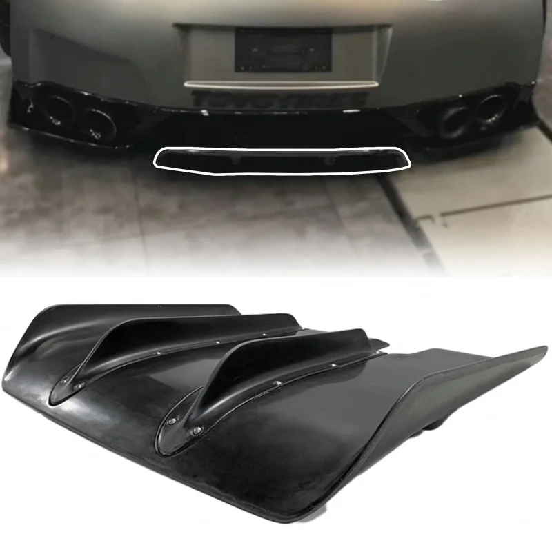 

suitable forNissan GTR R35 LB Style Exterior Accessories Fiberglass Rear Lip Spoiler and Diffuser